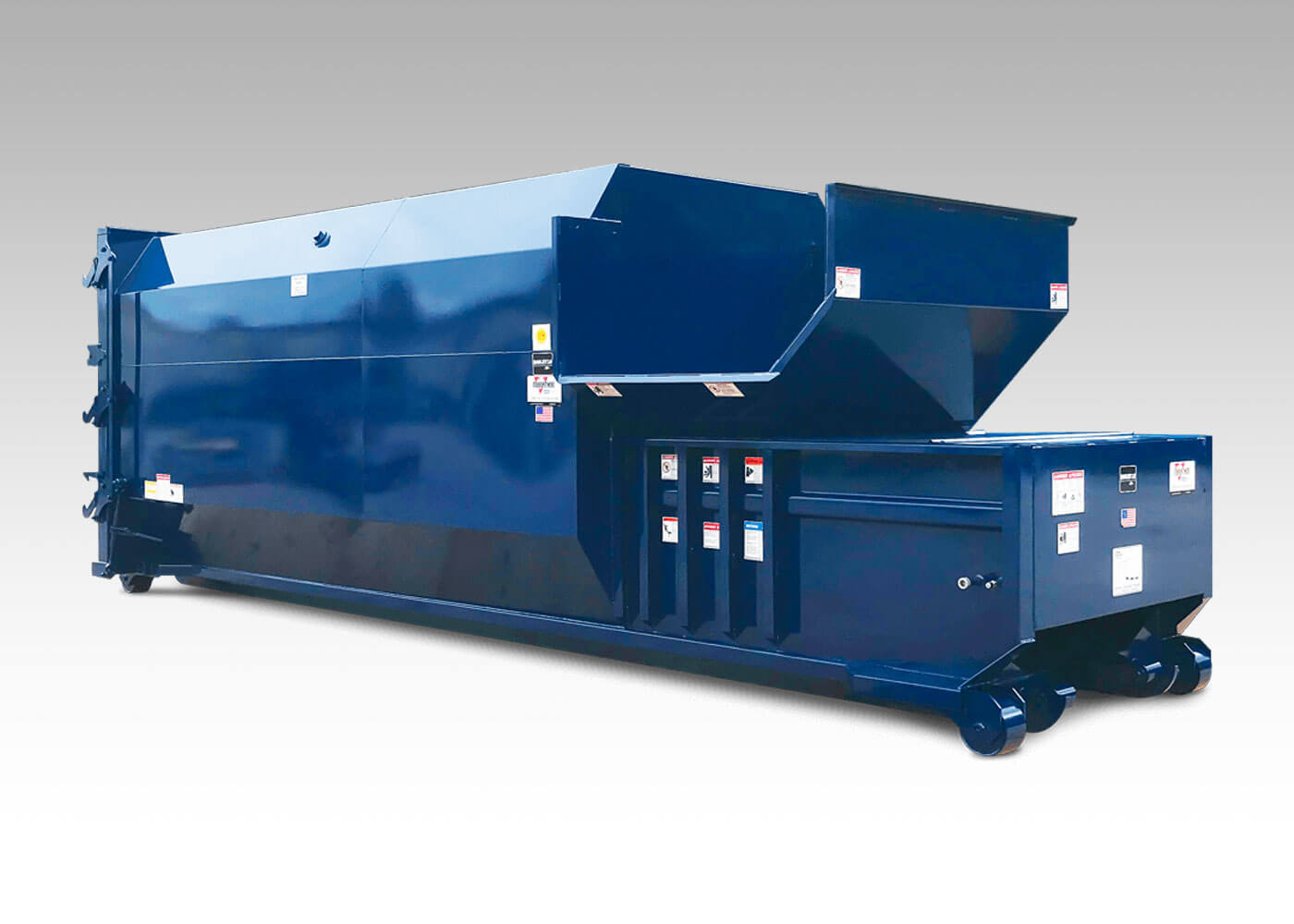 Marathon Rj-100 self contained trash compactors for commercial waste compaction materials