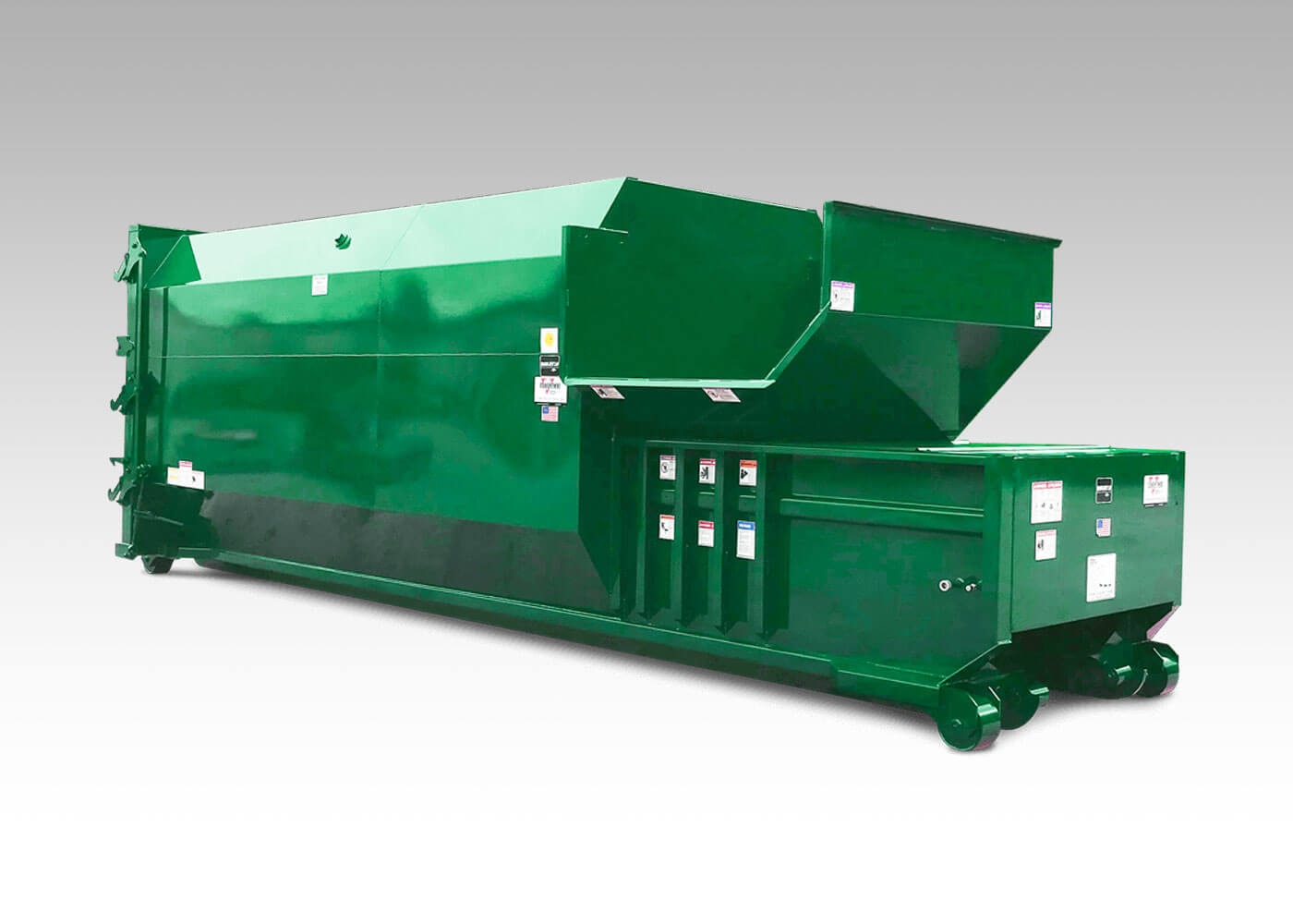 Marathon Rj-100 self contained trash compactors for commercial waste compaction