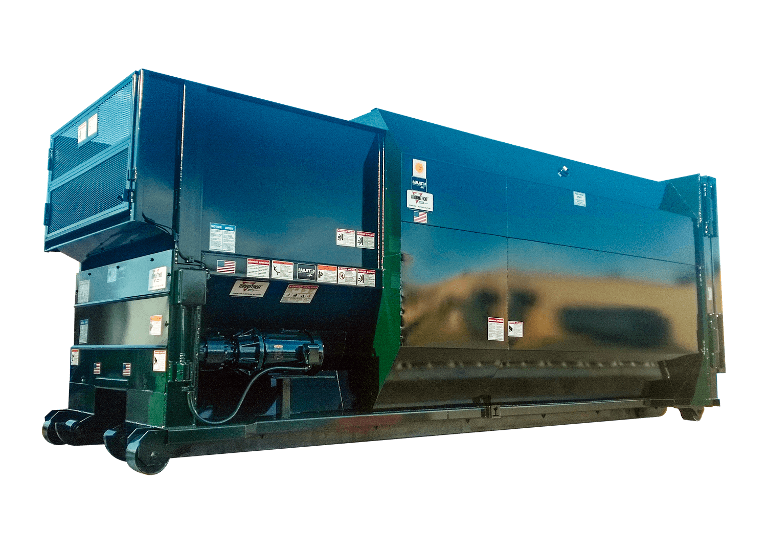 ASC-10 Self contained auger trash compactors
