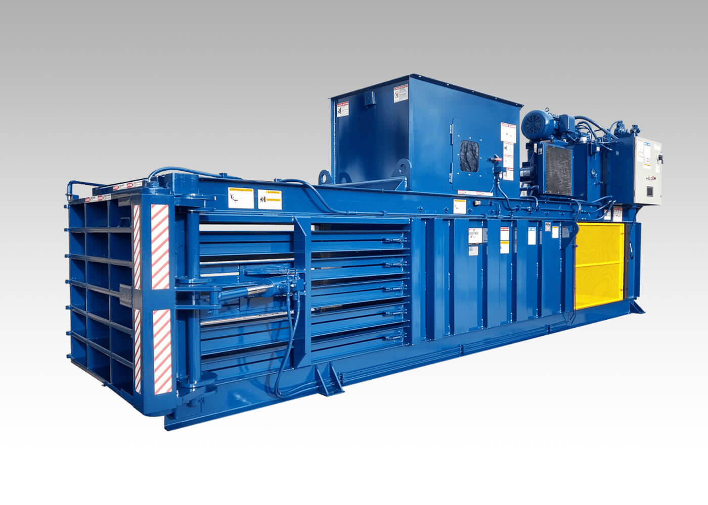 Closed-End Horizontal Balers For Recycling
