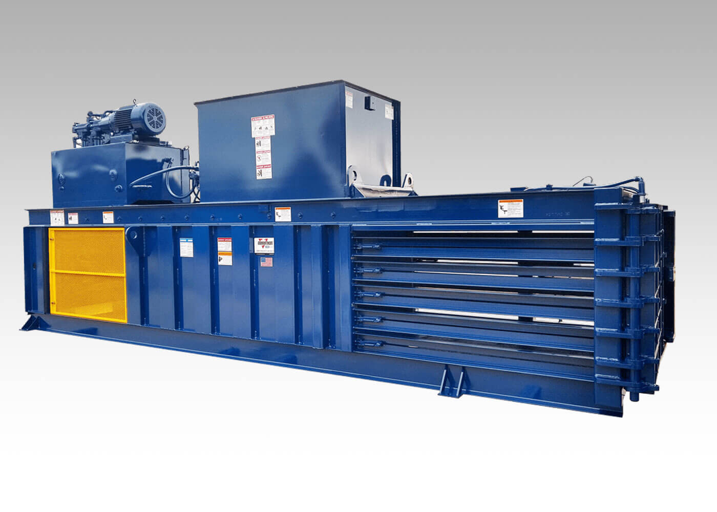 Closed End Horizontal Commercial Balers For Recycling