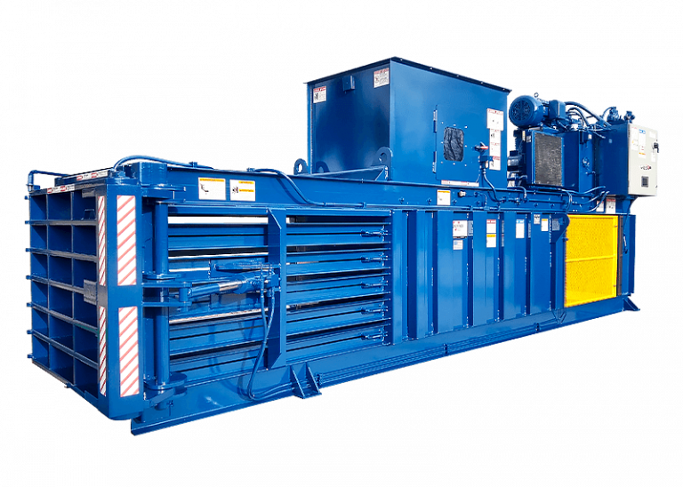 Closed End horizontal recycling balers from Marathon Equipment