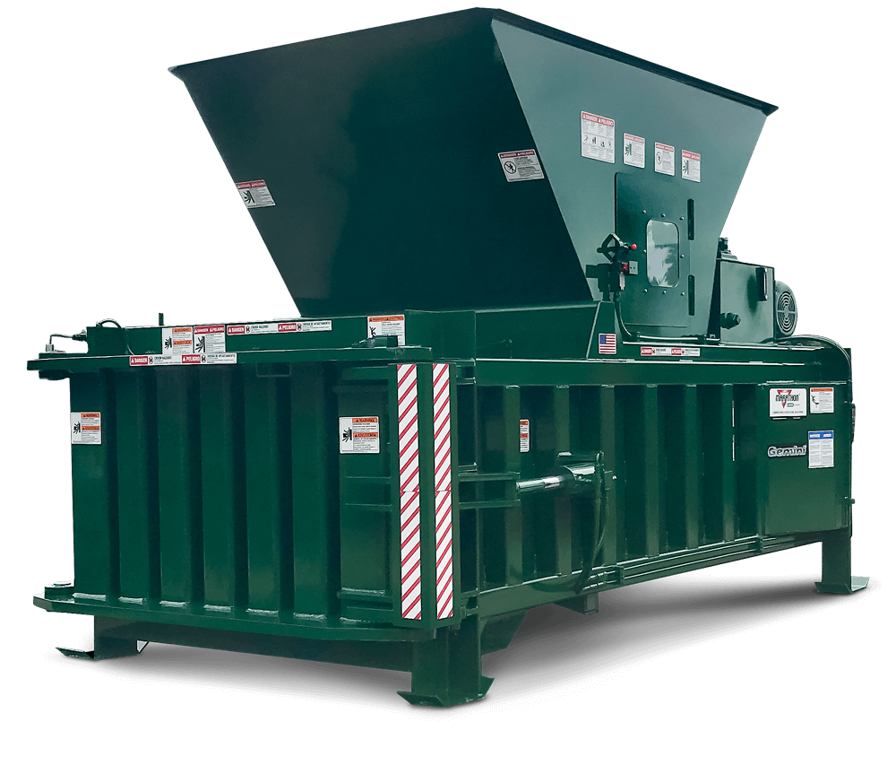 Gemini manual wire tie horizontal recycling balers for recycling centers