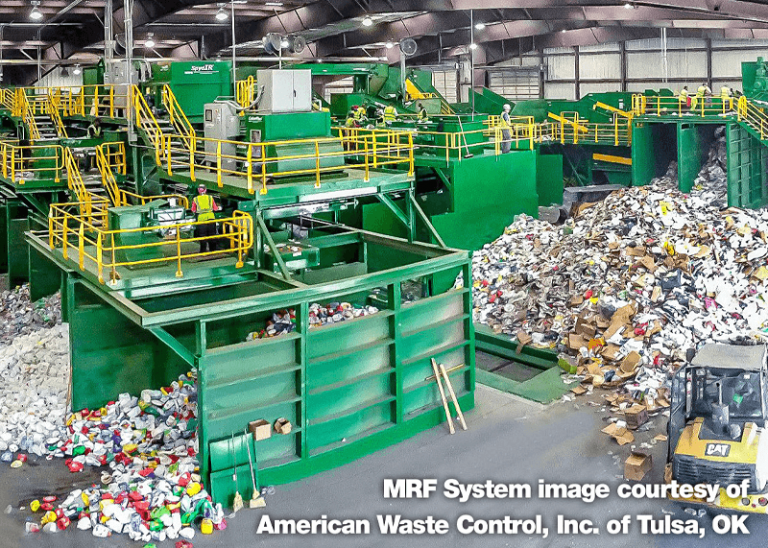 MRF Material recovery facility recycoing balers, compactors, and recycling equipment