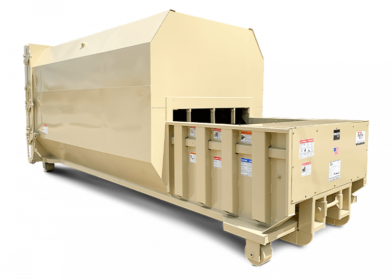 RJ-250 self contained commercial trash compactors from Marathon Equipment