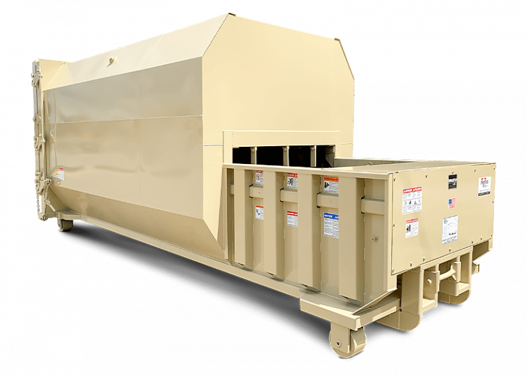 RJ-250 self contained commercial trash compactors from Marathon Equipment