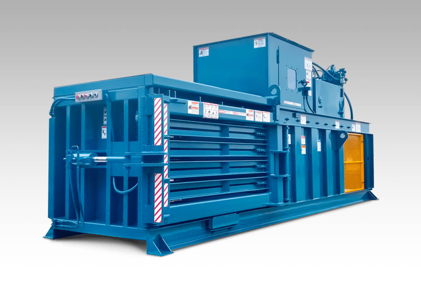 Side Eject Horizontal Balers For Recycling