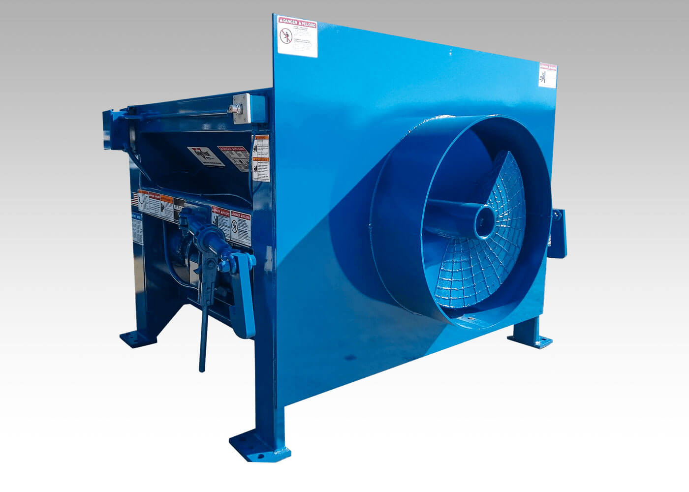 Marathon AST-220 stationary auger trash compactor with auger screw compaction for commercial waste