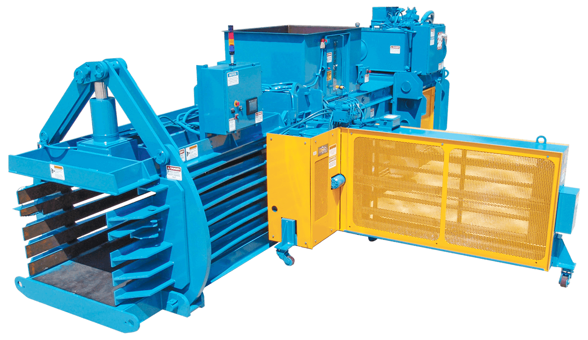 Automated tie horizontal balers - Tieger recycling horizontal balers