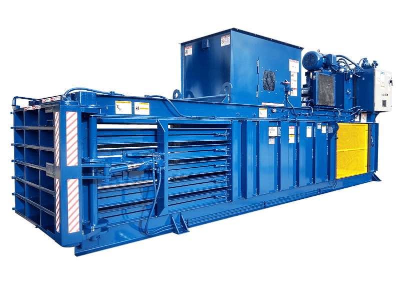 Manual tie horizontal balers