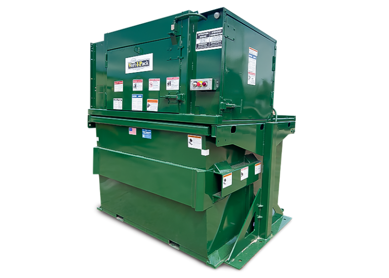 front load and rear load trash compactors