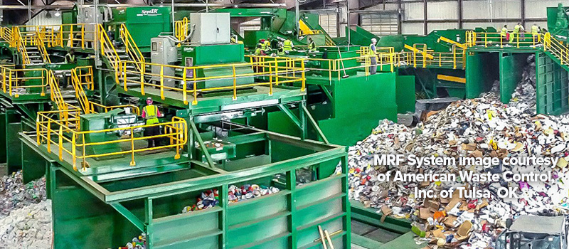 MRF equipment for recycling